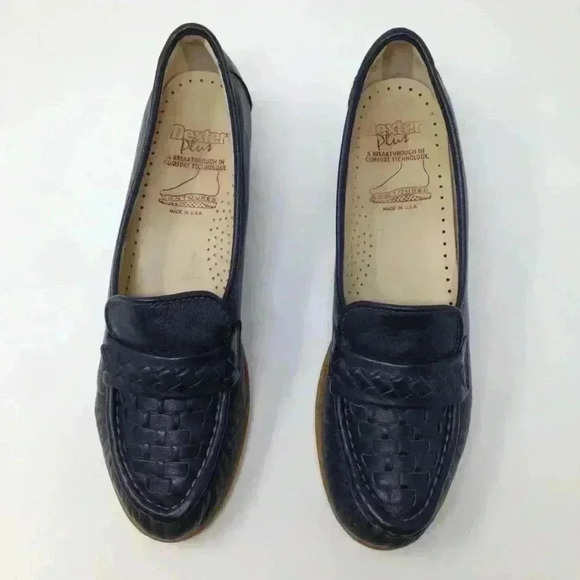 Dexter Plus Shoes - Dexter Plus Women 7.5 Blue Contoured Comfort Shoes